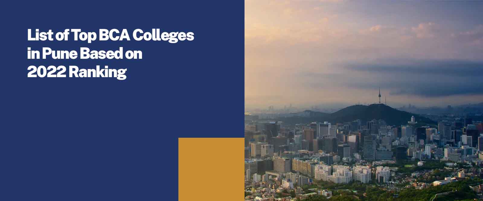 Top BCA Colleges in Pune Ranking, Colleges