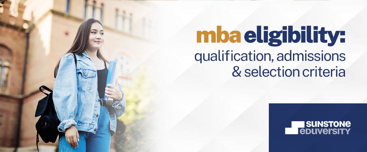 MBA course eligibility